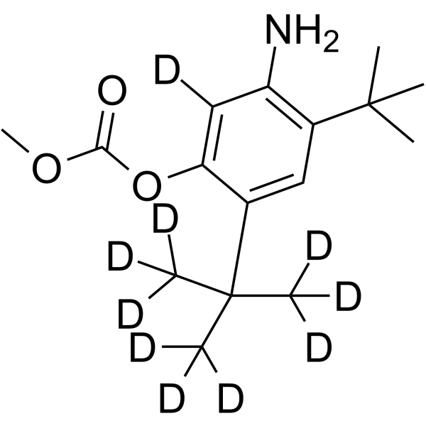 5-Amino-2,4-di-tert-butylphenyl methyl carbonate-d10