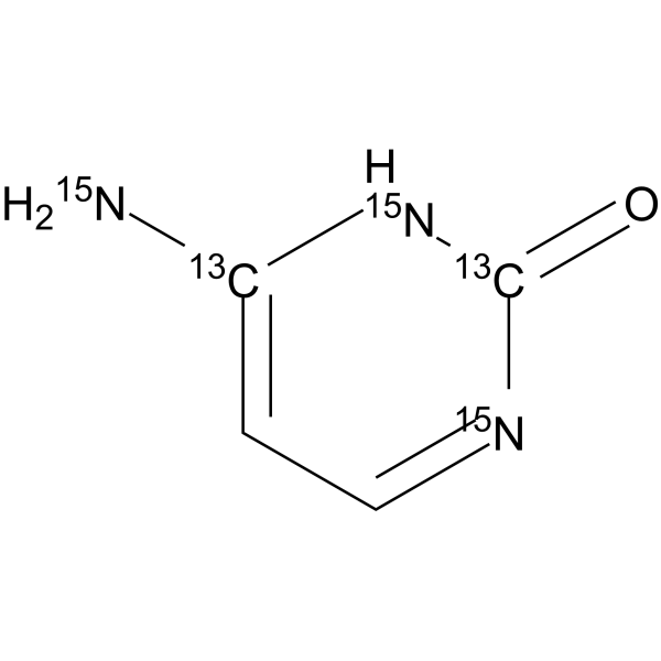 Cytosine-2,4-13C2-1,3-15N2(Synonyms: 胞嘧啶 2,4-13C2-1,3-15N2)