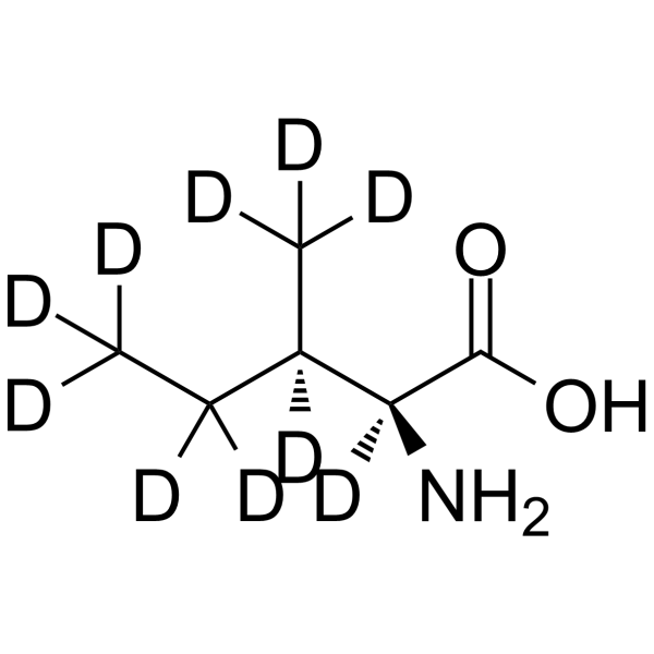 L-Alloisoleucine-d10 Chemical Structure L-Alloisoleucine-d10