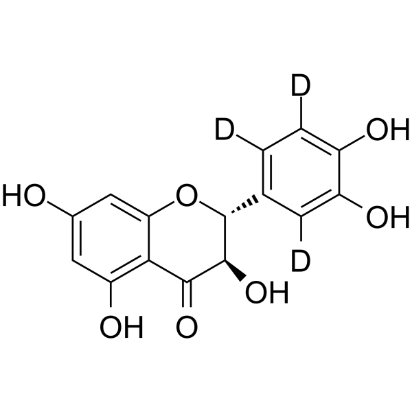 Taxifolin-d3 Chemical Structure Taxifolin-d3(Synonyms: (+)-Dihydroquercetin-d3; (+)-Taxifolin-d3)