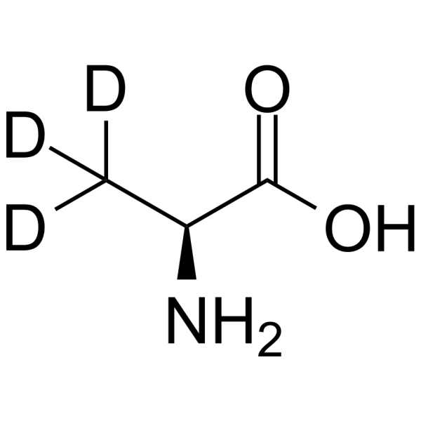 L-Alanine-d3 Chemical Structure L-Alanine-d3(Synonyms: L-2-Aminopropionic acid-d3)