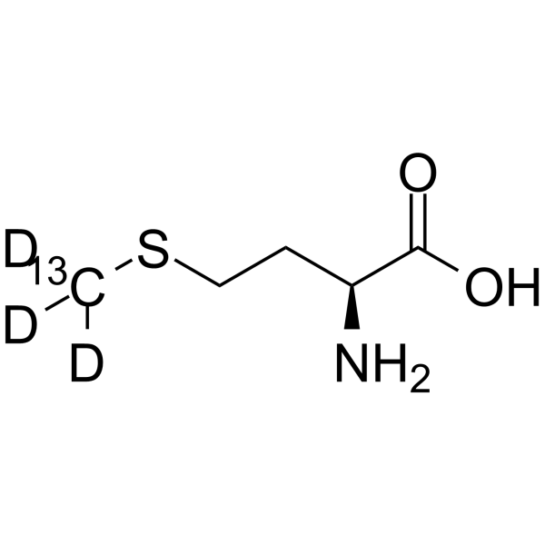 L-Methionine-13C,d3 Chemical Structure L-Methionine-13C,d3(Synonyms: L-甲硫氨酸 13C,d3)