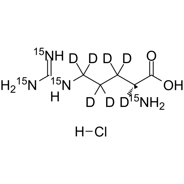 L-Arginine-15N4,d7 hydrochloride(Synonyms: (S)-(+)-Arginine-15N4,d7 hydrochloride)