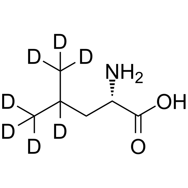 L-Leucine-d7 Chemical Structure L-Leucine-d7(Synonyms: L-亮氨酸 d7)