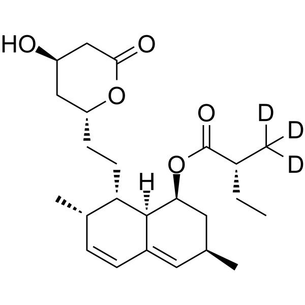 Epi Lovastatin-d3 Chemical Structure Epi Lovastatin-d3(Synonyms: 洛伐他汀 d3)