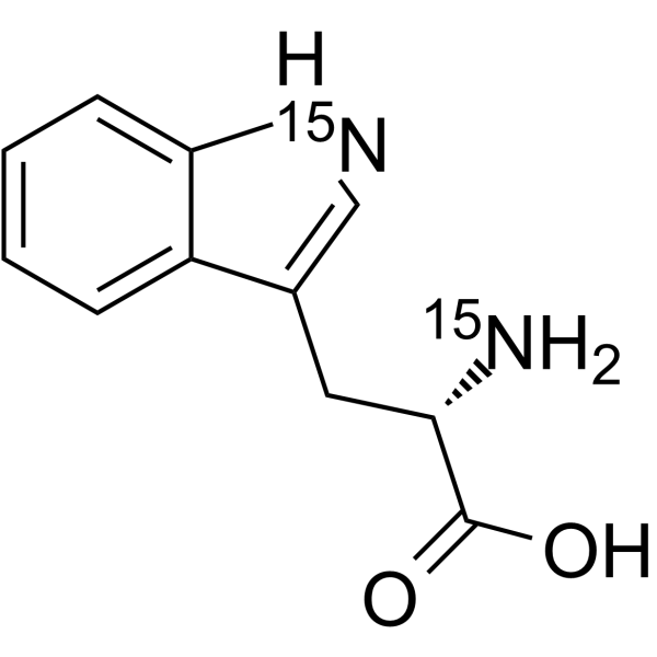 L-Tryptophan-15N2(Synonyms: Tryptophan-15N2;  Tryptophane-15N2)