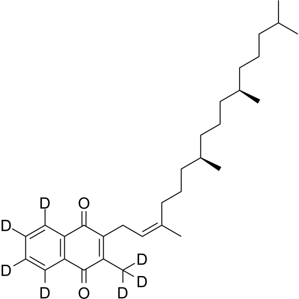 cis-Vitamin K1-d7 Chemical Structure cis-Vitamin K1-d7