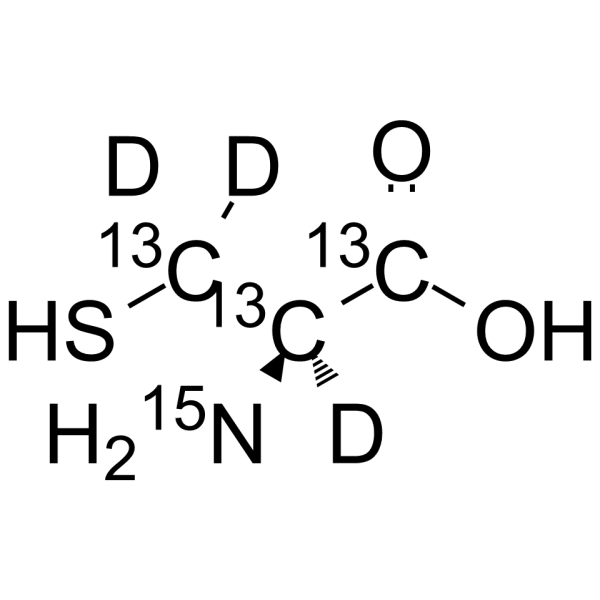 L-Isoleucine-13C3,d3,15N Chemical Structure L-Isoleucine-13C3,d3,15N(Synonyms: L-异亮氨酸 13C3,d3,15N)