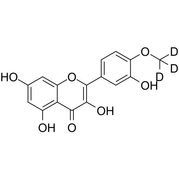 Tamarixetin-d3 Chemical Structure Tamarixetin-d3(Synonyms: 4