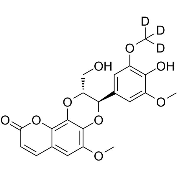 Cleomiscosin A-d3
