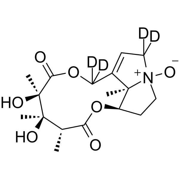 N-Oxide monocrotaline-d4 Chemical Structure N-Oxide monocrotaline-d4
