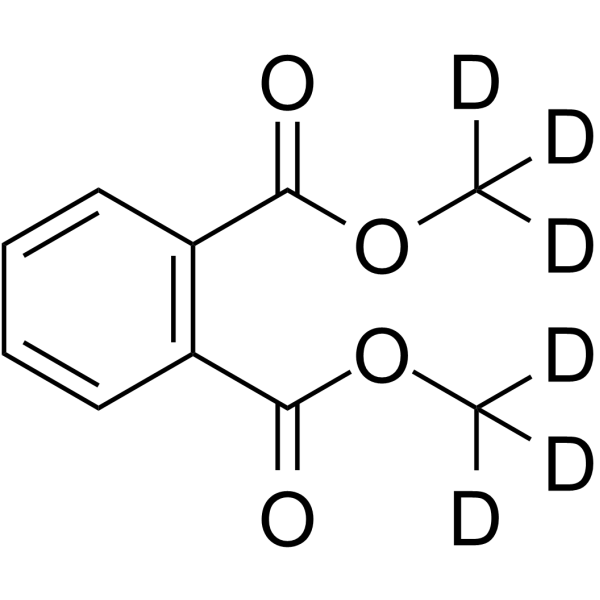 Dimethyl phthalate-d6 Chemical Structure Dimethyl phthalate-d6(Synonyms: 邻苯二甲酸二甲酯 d6)