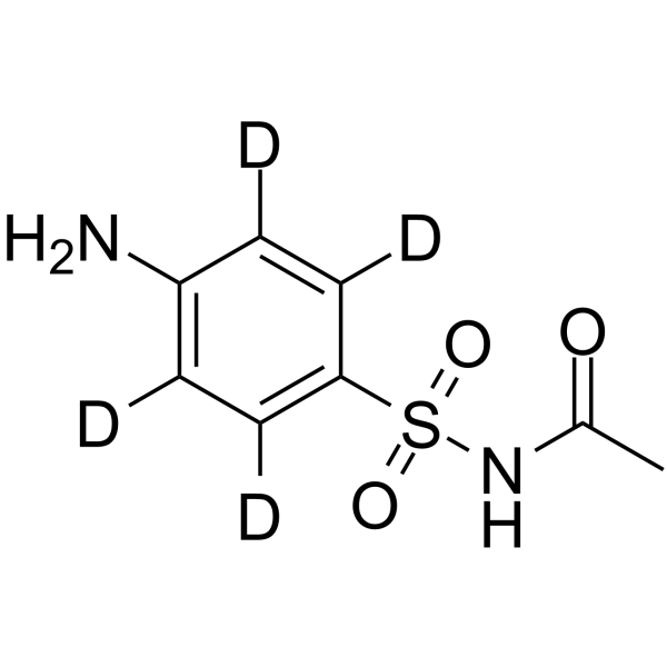 Sulfacetamide-d4 Chemical Structure Sulfacetamide-d4(Synonyms: Sulphacetamide-d4)