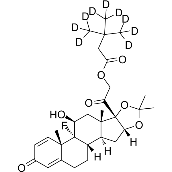 Triamcinolone hexacetonide-d9(Synonyms: 己曲安奈德 d9)