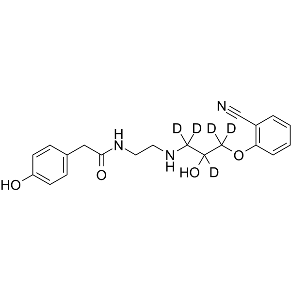 Epanolol-d5 Chemical Structure Epanolol-d5