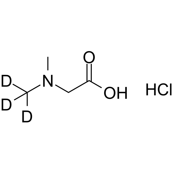N,N-Dimethylglycine-d3 hydrochloride Chemical Structure N,N-Dimethylglycine-d3 hydrochloride