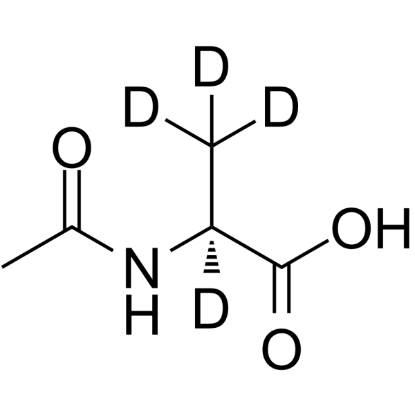 Ac-Ala-OH-d4 Chemical Structure Ac-Ala-OH-d4