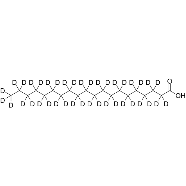 Arachidic acid-d39 Chemical Structure Arachidic acid-d39(Synonyms: Icosanoic acid-d39)