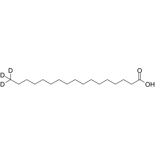 Heptadecanoic acid-d3 Chemical Structure Heptadecanoic acid-d3(Synonyms: 十七烷酸 d3)