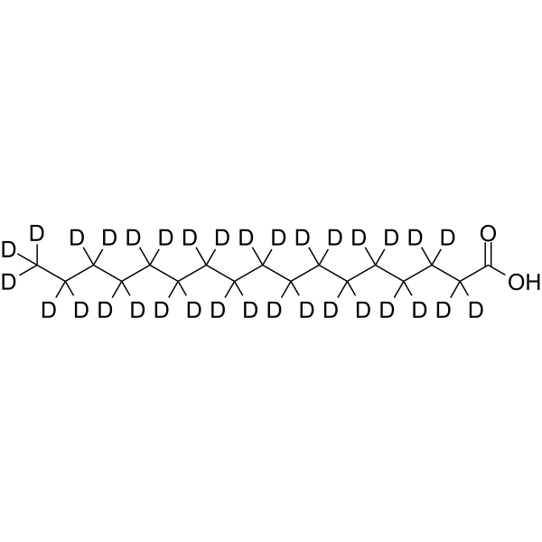 Heptadecanoic acid-d33 Chemical Structure Heptadecanoic acid-d33(Synonyms: 十七烷酸 d33)