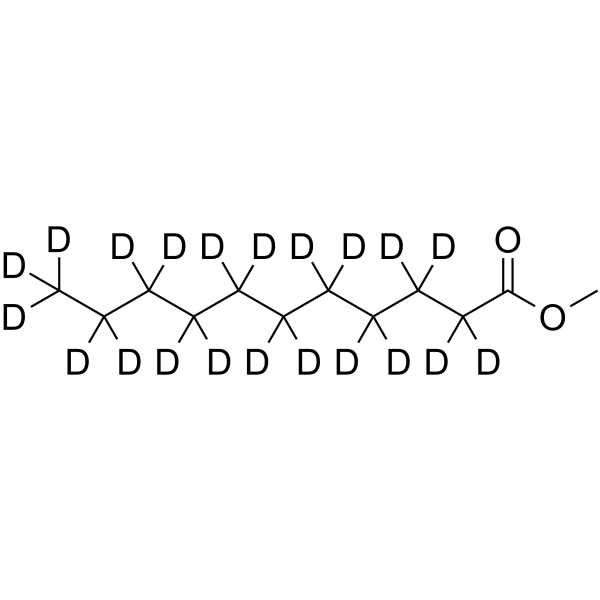 Methyl undecanoate-d21 Chemical Structure Methyl undecanoate-d21