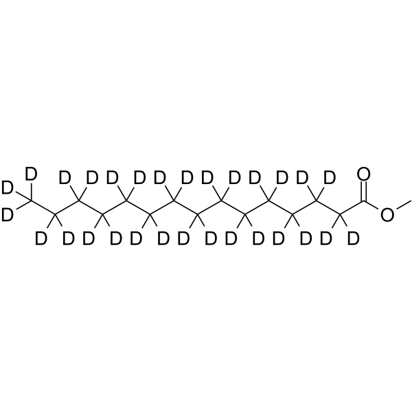 Methyl pentadecanoate-d29 Chemical Structure Methyl pentadecanoate-d29