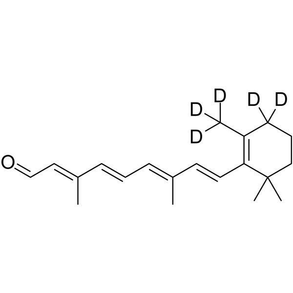 All-trans-retinal-d5 Chemical Structure All-trans-retinal-d5