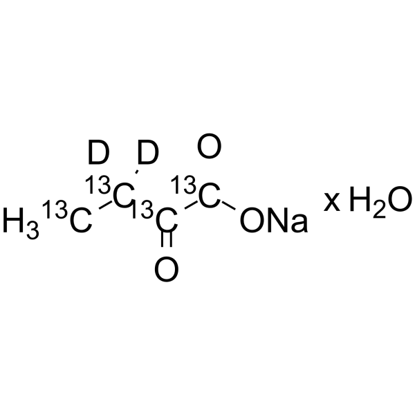 Sodium 2-oxobutanoate-13C4,D2 hydrate