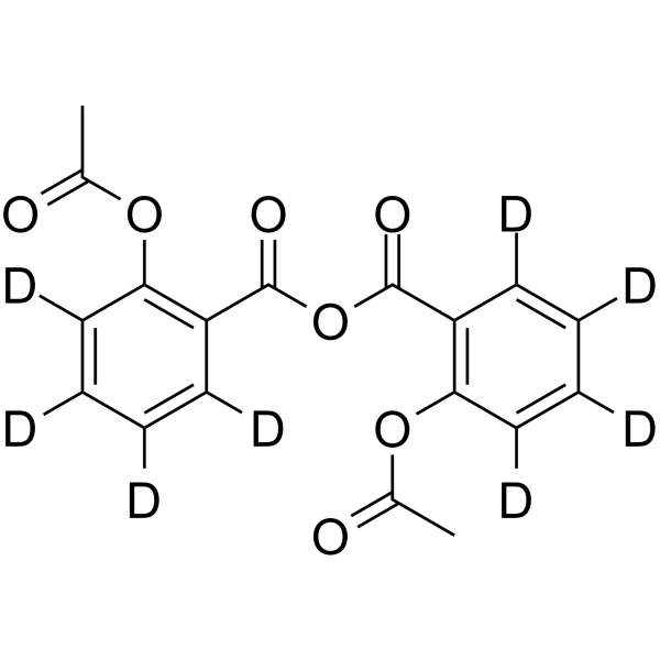 2-Acetoxybenzoic anhydride-d8 Chemical Structure 2-Acetoxybenzoic anhydride-d8