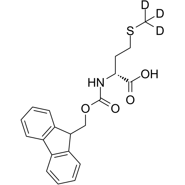 D-Methionine-N-fmoc-d3 Chemical Structure D-Methionine-N-fmoc-d3