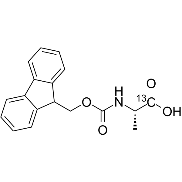 Fmoc-Ala-OH-1-13C Chemical Structure Fmoc-Ala-OH-1-13C