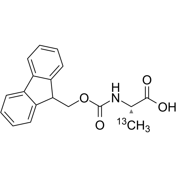 Fmoc-Ala-OH-3-13C Chemical Structure Fmoc-Ala-OH-3-13C