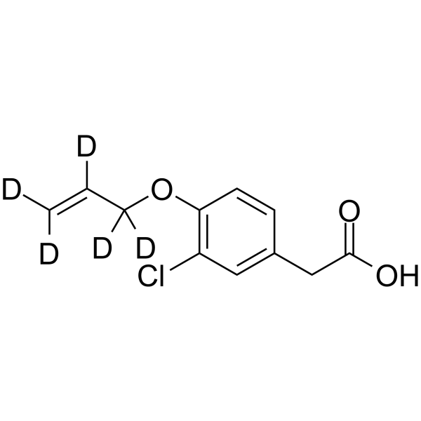 Alclofenac-d5 Chemical Structure Alclofenac-d5