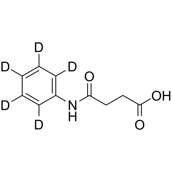 4-Anilino-4-oxobutanoic acid-d5 Chemical Structure 4-Anilino-4-oxobutanoic acid-d5