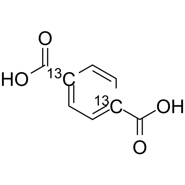 Terephthalic acid-13C2 Chemical Structure Terephthalic acid-13C2(Synonyms: 对苯二甲酸 13C2)