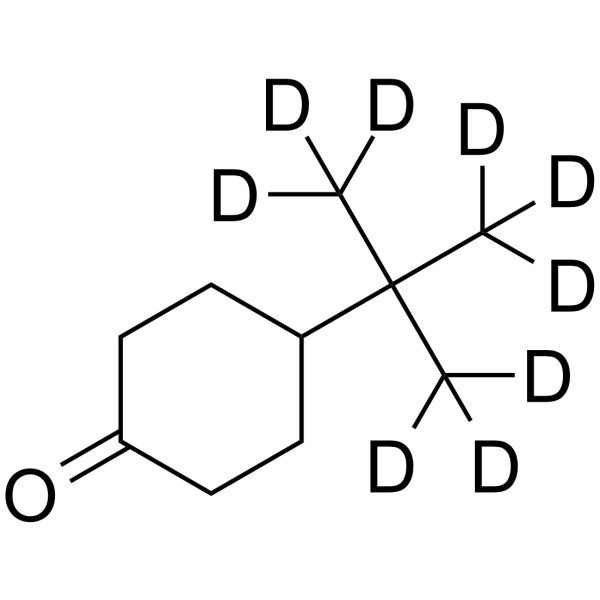 4-(tert-Butyl)cyclohexanone-d9 Chemical Structure 4-(tert-Butyl)cyclohexanone-d9(Synonyms: 4-tert-Butylcyclohexanone-d9)
