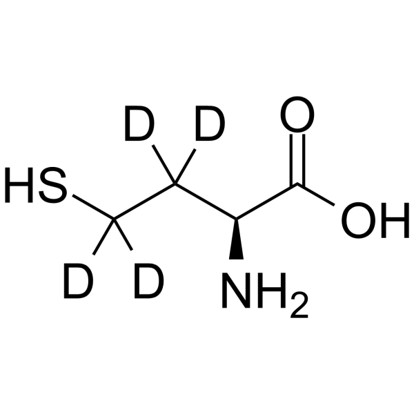 L-Homocysteine-d4 Chemical Structure L-Homocysteine-d4(Synonyms: L-高半胱氨酸 D4)