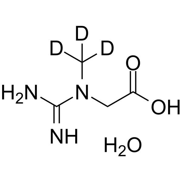 Creatine-d3 hydrate Chemical Structure Creatine-d3 hydrate