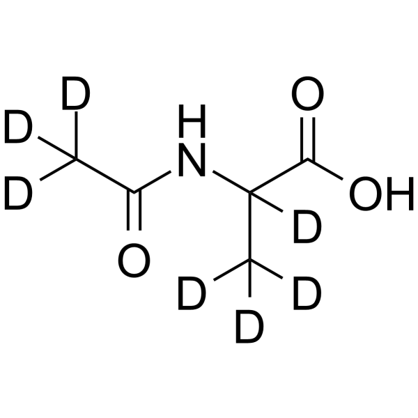 N-Acetyl-DL-alanine-d7 Chemical Structure N-Acetyl-DL-alanine-d7