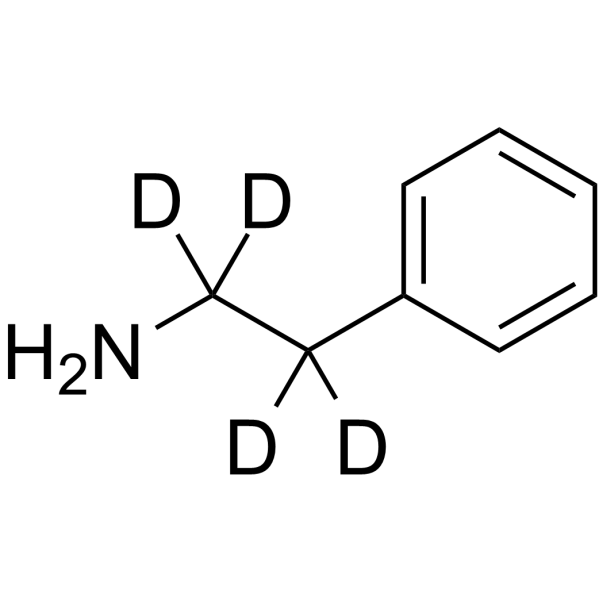 2-Phenylethylamine-d4 Chemical Structure 2-Phenylethylamine-d4