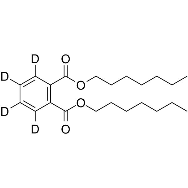Diheptyl phthalate-d4 Chemical Structure Diheptyl phthalate-d4