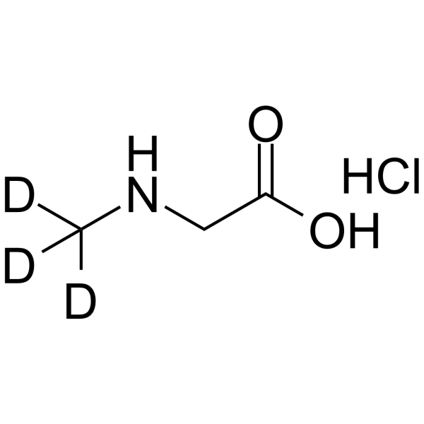 2-(Methylamino)acetic acid-d3 hydrochloride Chemical Structure 2-(Methylamino)acetic acid-d3 hydrochloride