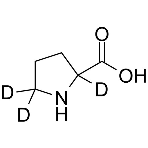 H-DL-Pro-OH-d3 Chemical Structure H-DL-Pro-OH-d3