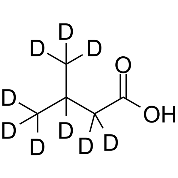 Isovaleric acid-d9 Chemical Structure Isovaleric acid-d9