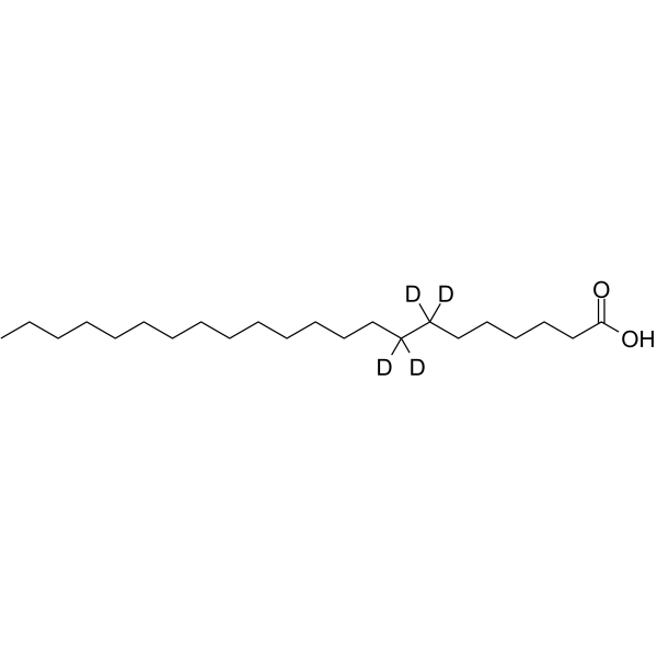 Docosanoic acid-d4-2 Chemical Structure Docosanoic acid-d4-2