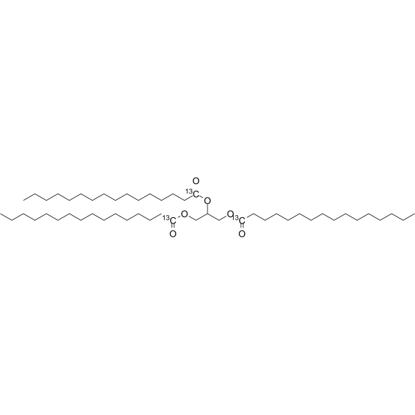 Propane-1,2,3-triyl tripalmitate-13C3