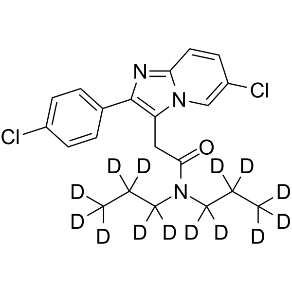 Alpidem-d14 Chemical Structure Alpidem-d14(Synonyms: Ananxyl-d14)