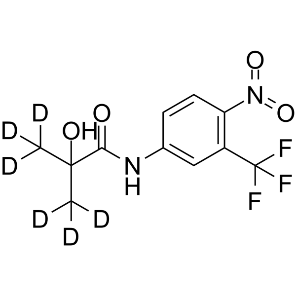 Hydroxyflutamide-d6 Chemical Structure Hydroxyflutamide-d6(Synonyms: HFT-d6)