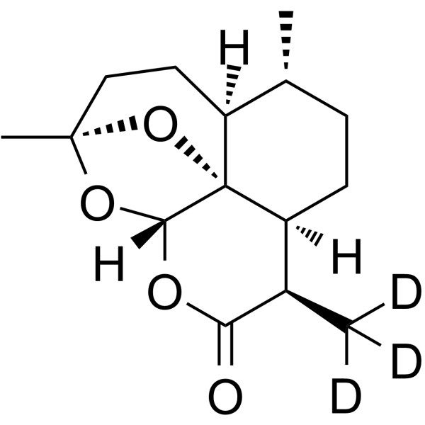 Deoxy artemisinin-d3 Chemical Structure Deoxy artemisinin-d3