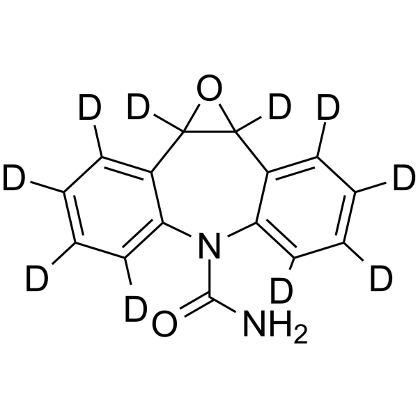 Carbamazepine 10,11 epoxide-d10 Chemical Structure Carbamazepine 10,11 epoxide-d10